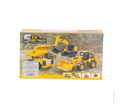 5082 SUN-RST-RC İŞ MAKİNESİ 1 24 DAMPERLİ KAMYON FF IŞIKLI 5CH 3 7V USB 40MHZ
