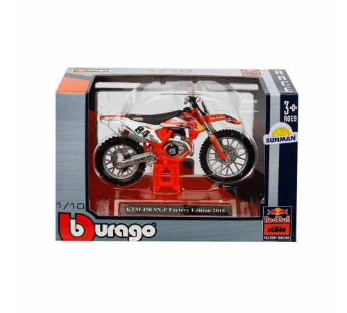 51070 SUN-BUR-1:18 Motor Red Bull KTM 450- 1 Adet Stokta Olan Gönderilir