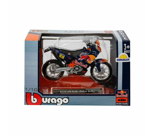 51070 SUN-BUR-1:18 Motor Red Bull KTM 450- 1 Adet Stokta Olan Gönderilir
