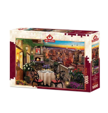 5184 Art Puzzle New York'ta Akşam Yemeği 1000 Parça Puzzle