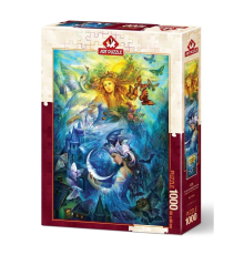 5218 Art Puzzle, Gündüz ve Gece Prensesleri 1000 Parça