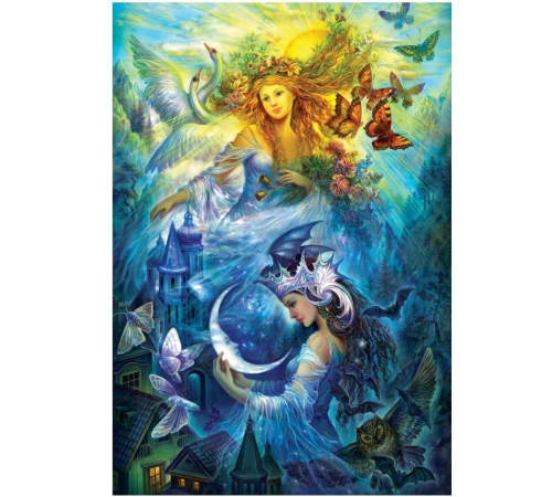 5218 Art Puzzle, Gündüz ve Gece Prensesleri 1000 Parça