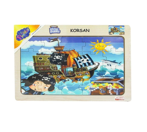 53/54/55/56 AHŞAP EĞİT.PUZZLE KORSAN