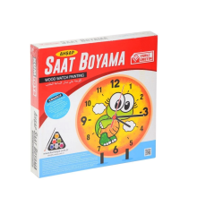 5302 KumToys, Ahşap Saat Boyama