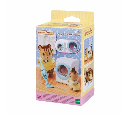 5445 Sylvanian Families Çamaşır Makinesi ve Süpürge +3 yaş figür dahil değil
