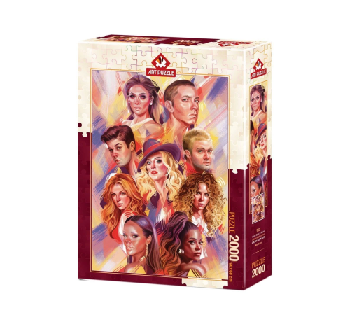 5474 Art Puzzle Dünya Müzik Starları 2000 parça Puzzle / +15 yaş