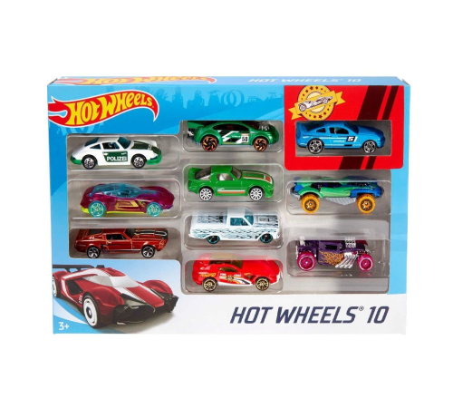 54886 Hot Wheels 10'lu Araba Seti - Karışık Asorti 54886 Hot Wheels 10'lu Araba Seti - Karışık Asorti