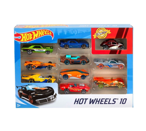 54886 Hot Wheels 10'lu Araba Seti - Karışık Asorti 54886 Hot Wheels 10'lu Araba Seti - Karışık Asorti