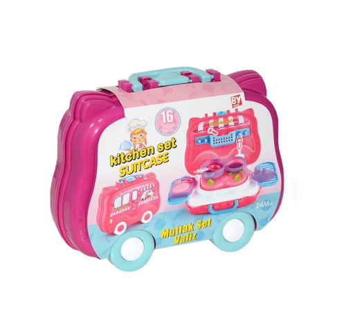 562 BY Toys, 16 parça Mutfak Set Valizim / +24 ay 562 BY Toys, 16 parça Mutfak Set Valizim / +24 ay