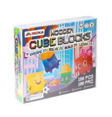 5642 Wooden Cubes Blocks -Redka