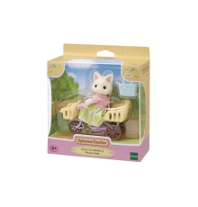 5680 Sylvanian Families Çiçekli Kedi Anne ve Bisikleti +3 yaş