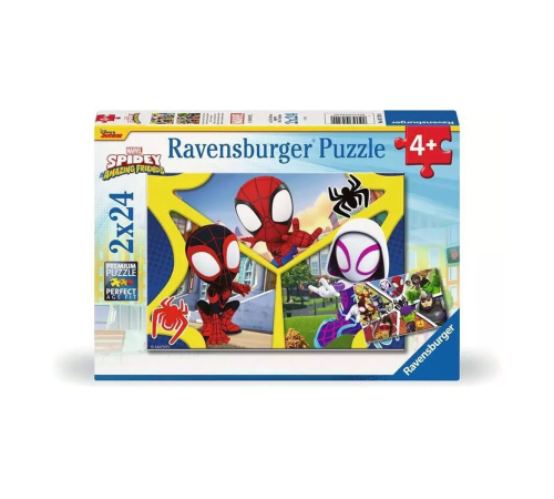 57290 Spidey and Amazing Friends 2x24 parça Ravensburger Puzzle 57290 Spidey and Amazing Friends 2x24 parça Ravensburger Puzzle