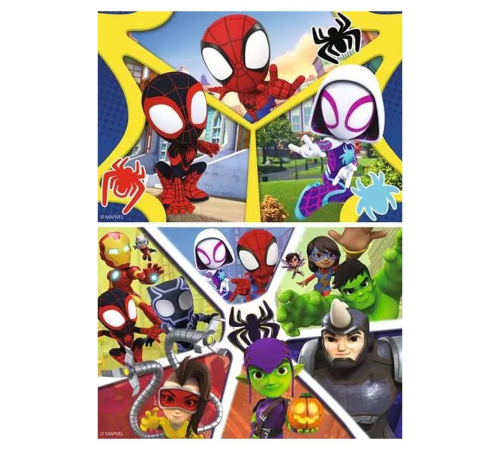 57290 Spidey and Amazing Friends 2x24 parça Ravensburger Puzzle 57290 Spidey and Amazing Friends 2x24 parça Ravensburger Puzzle