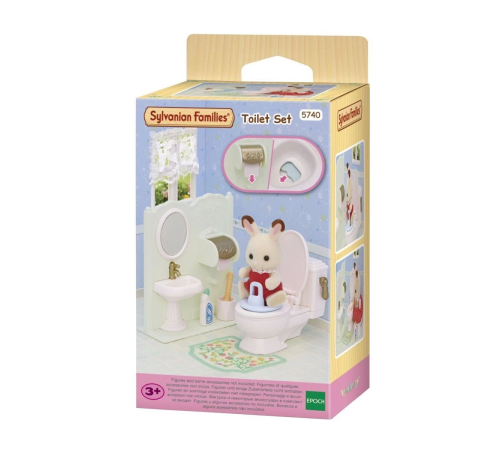 5740 Sylvanian Families Tuvalet Seti (figürler dahil değildir) +3 yaş