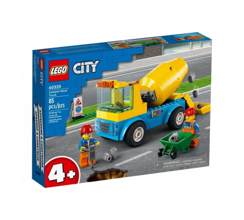60325 LEGO® City - Beton Mikseri, 85 parça, +4 yaş 60325 LEGO® City - Beton Mikseri, 85 parça, +4 yaş