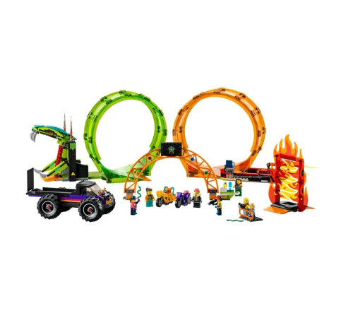 60339 Lego City - Çift Çemberli Gösteri Arenası, 598 parça, +7 yaş 60339 Lego City - Çift Çemberli Gösteri Arenası, 598 parça, +7 yaş