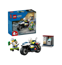 60455 Lego City Polis Motosikleti Takibi 65 parça +4 yaş