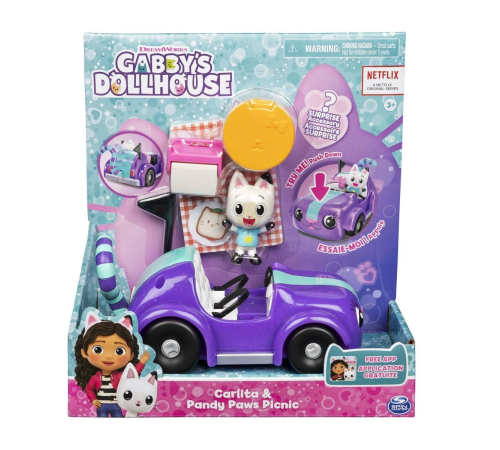 6062145 Gabbys Dollhouse Pandy Paws ve Carlita Araba 6062145 Gabbys Dollhouse Pandy Paws ve Carlita Araba
