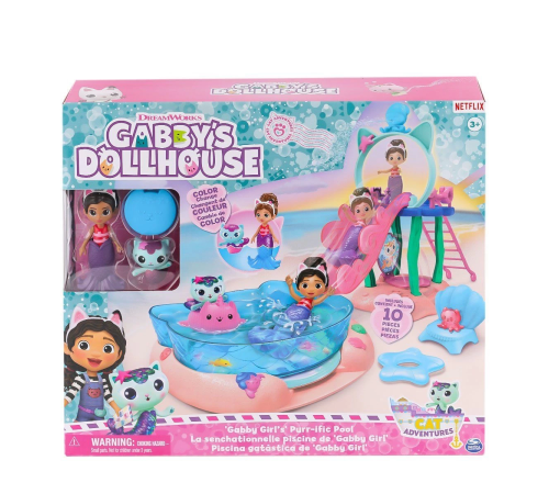 6067878 Gabbys Dollhouse Gabby ve Mercat Purr-ific Havuz Oyun Seti 6067878 Gabbys Dollhouse Gabby ve Mercat Purr-ific Havuz Oyun Seti