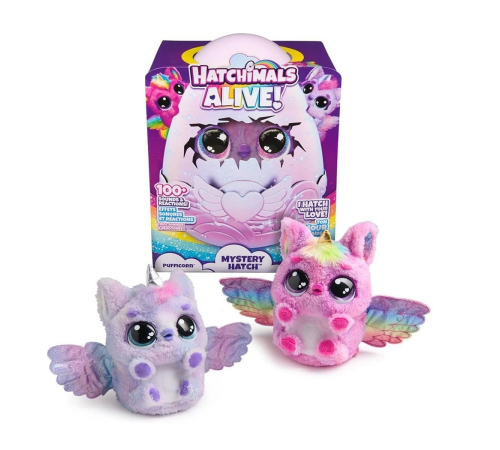 6069132 Hatchimals Alive Secret Hatch Pufficorn