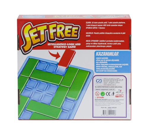 620 CAPLS-5264 Setfree Zeka, Mantık ve Strateji Oyunu