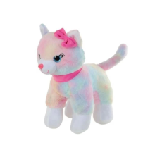 62555 30 cm Pembe Tokalı Kedi