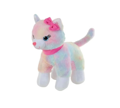 62555 30 cm Pembe Tokalı Kedi