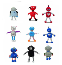 62895 Peluş 35 cm Robotlar -1 adet stokta olan gönderilir