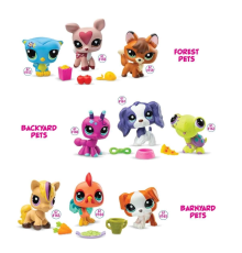 6469 SUN-Littlest Pet Shop Minişler 3’lü Figür Setİ