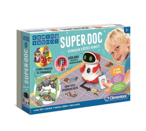 64960 Super Doc - Eğitici Konuşan Robot / Kodlama-Coding Lab +5 yaş 64960 Super Doc - Eğitici Konuşan Robot / Kodlama-Coding Lab +5 yaş