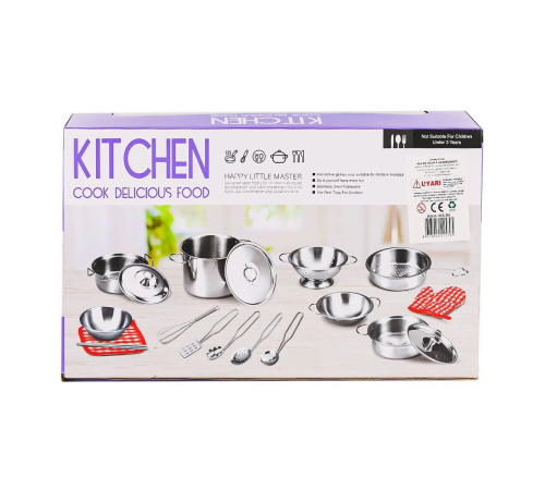 666-B8 Metal Çay Seti -Toysan Oyuncak