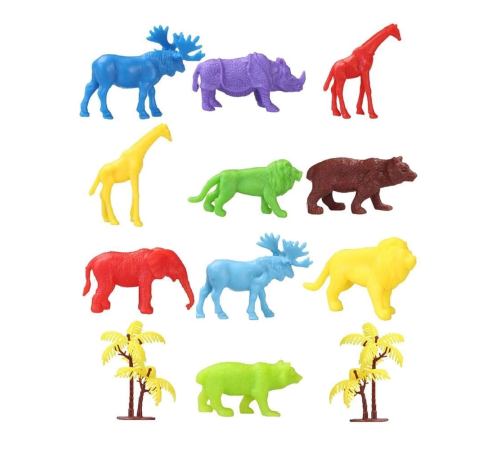 669 Toy Play 12 Parça Renkli Mini Vahşi Hayvanlar Figür Seti 4-6 cm 669 Toy Play 12 Parça Renkli Mini Vahşi Hayvanlar Figür Seti 4-6 cm