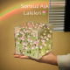 Yansımalı Aynalı Sonsuz Laleli Küp Gece Lambası Kendin Yap Masa Lambası DIY
