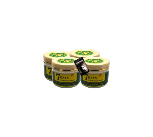 7 Days 4x100 ml Ginger Miracle Slimming Cream Sıkılaştırıcı+1 ad Jel ile 7 Days 4x100 ml Ginger Miracle Slimming Cream Sıkılaştırıcı+1 ad Jel ile