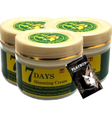 7 Days Ginger 3lü Adet Miracle Slimming Cream Kremi LFHX0399 100 ml + 1 Adet Jel H.ediye