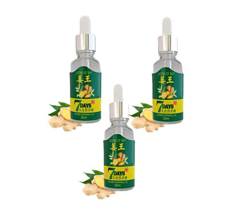 7 Days Ginger Germinal Essential Oil Hair Growth Loss Treatment Serum Unisex 30 ml 3 Adet 7 Days Ginger Germinal Essential Oil Hair Growth Loss Treatment Serum Unisex 30 ml 3 Adet