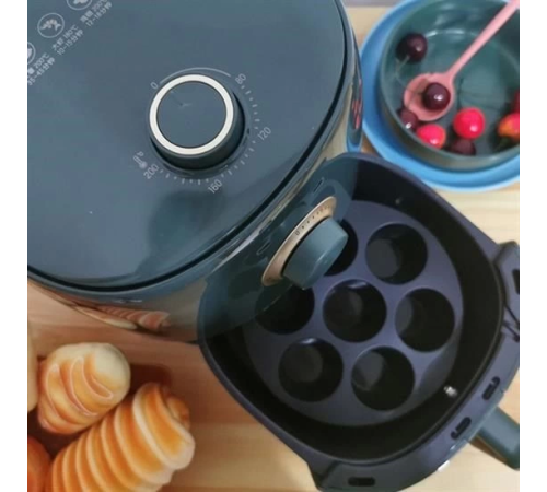 7 Gözlü Silikon Çok Amaçlı Airfryer Muffin Cupcake Kek ve Çörek Pişirme Kalıbı