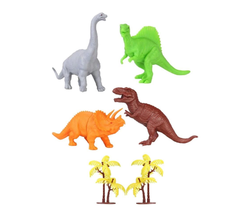 713 Toy Play 6 Parça Dinozor Figür Seti 14-18 cm