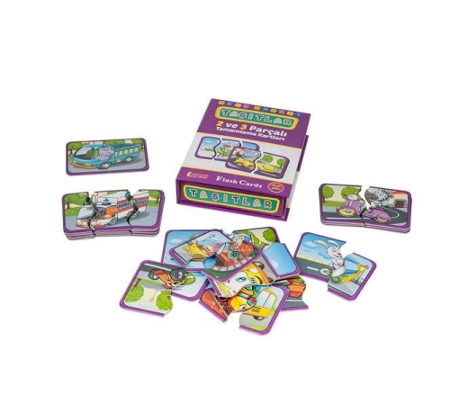 7192 DıyToy, Flash Cards - Taşıtlar / +18 ay