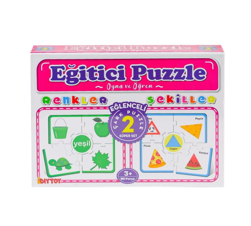 7194 Çark Puzzle Renkler Şekiller 7194 Çark Puzzle Renkler Şekiller