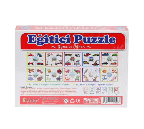 7196 ÇARK PUZZLE HAYVANLAR 7196 ÇARK PUZZLE HAYVANLAR