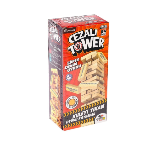7306 Cezalı Tower Ahşap Denge Oyunu -Totteriq 7306 Cezalı Tower Ahşap Denge Oyunu -Totteriq