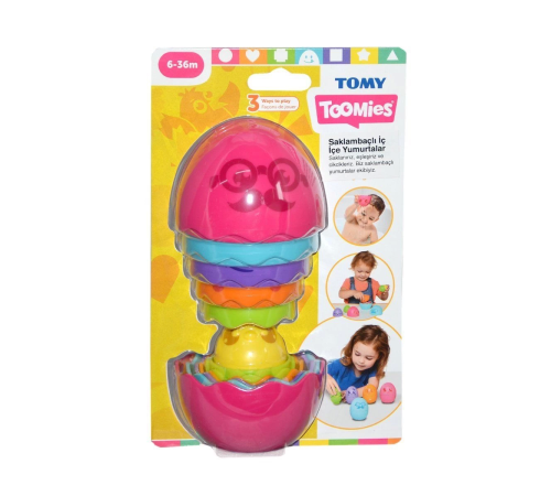73080 Tomy, İç İçe Yumurtalar, 6-36 ay 73080 Tomy, İç İçe Yumurtalar, 6-36 ay