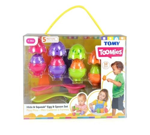 73082 Tomy, Saklambaçlı Yumurtalar Kaşık Seti, 6-36 ay 73082 Tomy, Saklambaçlı Yumurtalar Kaşık Seti, 6-36 ay