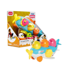 73147 Tomy, 2si1 arada Uçak ve Saklambaçlı Yumurtalar, 12-36 ay