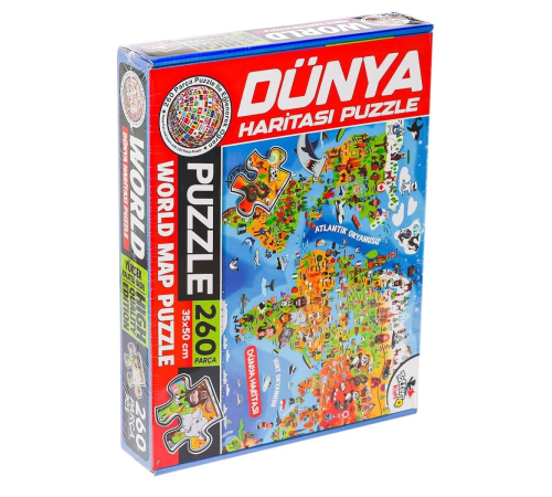 7375 Dünya Kültür Haritası Puzzle -Totteriq