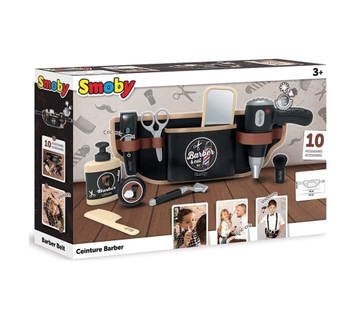7600320152 Smoby Berber Bel Kemeri Oyun Seti - Barber Cut Barber Belt - OYUNCAK