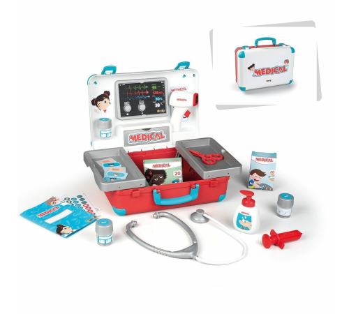 7600340103 Medikal Doktor Çanta Oyun Seti -Smoby 7600340103 Medikal Doktor Çanta Oyun Seti -Smoby