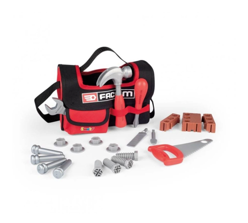 7600360196 Smoby, Facom Fabric Tools Case - Facom Kumaş Çantalı Alet Seti / 3-7 yaş 7600360196 Smoby, Facom Fabric Tools Case - Facom Kumaş Çantalı Alet Seti / 3-7 yaş