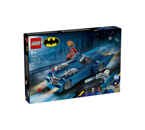 76274 Lego Marvel Batmobile Batman Harley Quinn ve Mr. Freeze 435 parça +8 yaş 76274 Lego Marvel Batmobile Batman Harley Quinn ve Mr. Freeze 435 parça +8 yaş